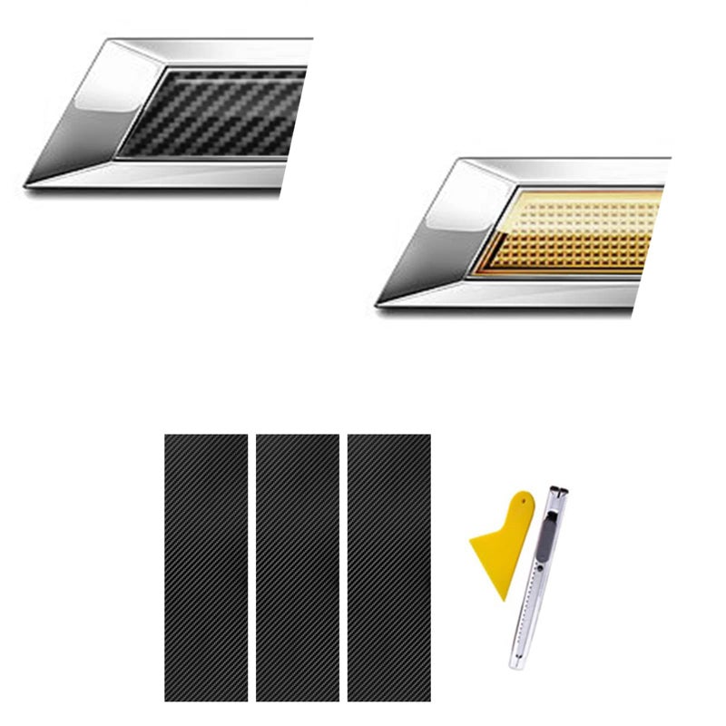 LANZMYAN Compatible with Bowtie Logo Wrap Stickers Cut-Your-Own Emblem Overlay DIY Decals for Chevy 3PCS Black - Image 1